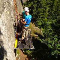 Aid Climbing Training