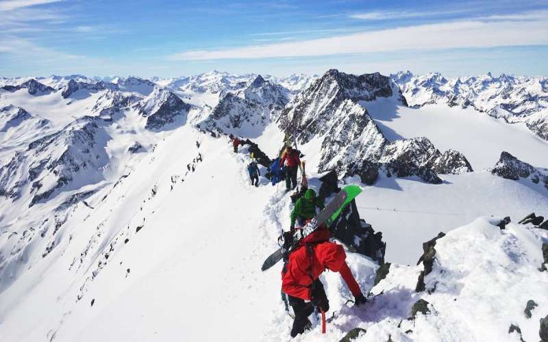 Ski mountaineering course Gaulihut